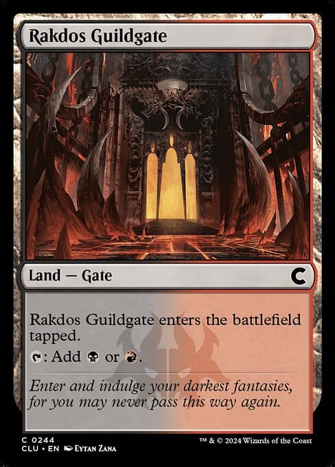 Rakdos Guildgate from Ravnica: Clue Edition (Common)