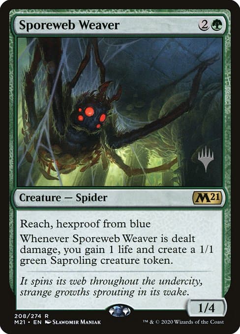Sporeweb Weaver from Core Set 2021 Promos (Rare)