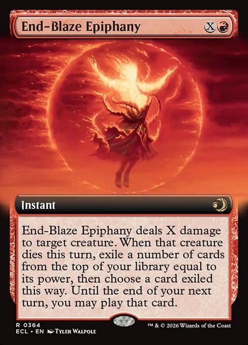 End-Blaze Epiphany from Lorwyn Eclipsed (Rare)