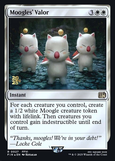 Moogles' Valor (Rare)