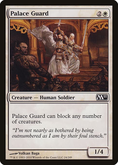 Palace Guard from Magic 2011 (Common)