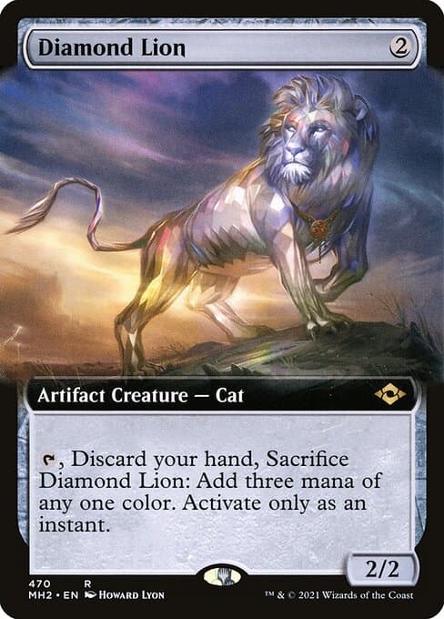 Diamond Lion from Modern Horizons 2 (Rare)