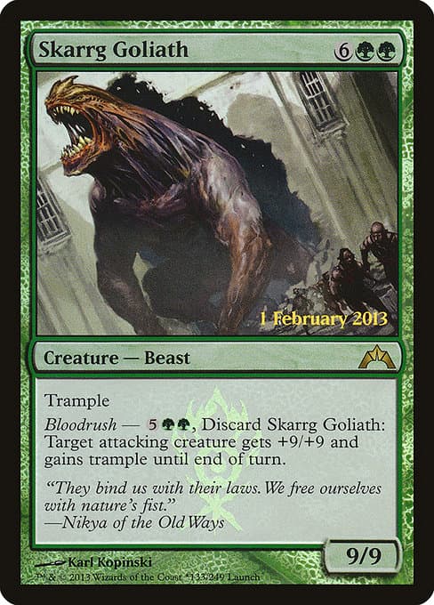 Skarrg Goliath from Gatecrash Promos (Rare)