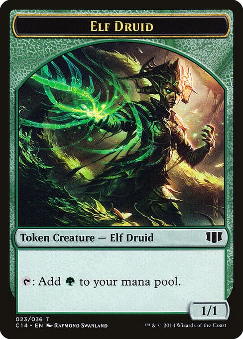Elf Druid from Commander 2014 Tokens (Common)