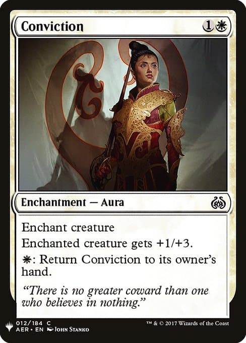 Conviction from The List (Common)