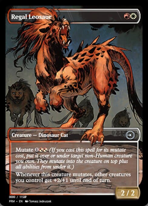 Regal Leosaur from Magic Online Promos (Uncommon)