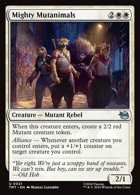 Mighty Mutanimals (Uncommon)