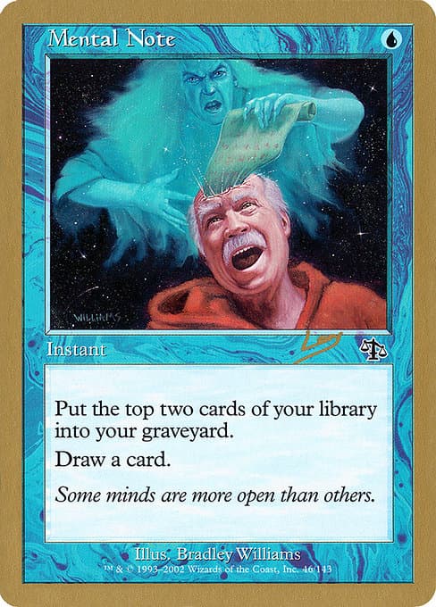 Mental Note from World Championship Decks 2002 (Common)