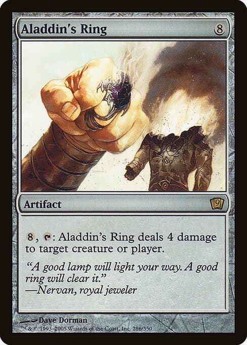 Aladdin's Ring from Ninth Edition (Rare)