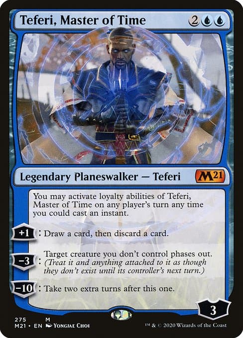 Teferi, Master of Time from Core Set 2021 (Mythic)