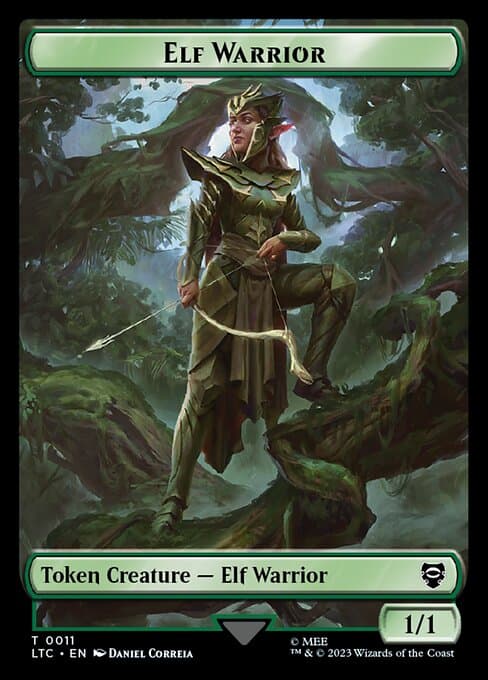 Elf Warrior from Tales of Middle-earth Commander Tokens (Common)