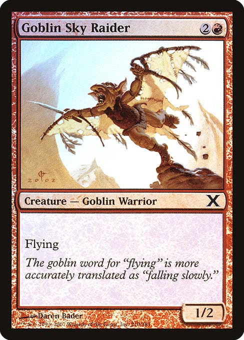 Goblin Sky Raider from Tenth Edition (Common)