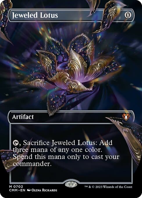 Jeweled Lotus from Commander Masters (Mythic)