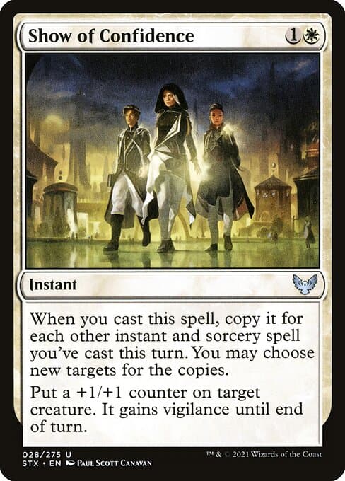 Show of Confidence from Strixhaven: School of Mages (Uncommon)