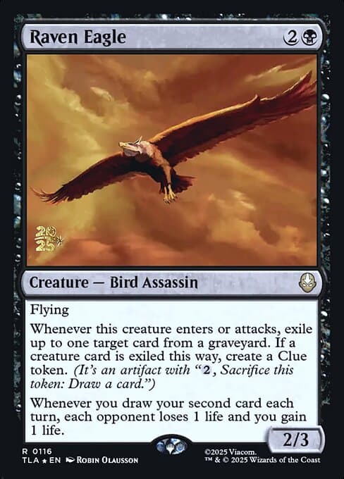 Raven Eagle from Avatar: The Last Airbender Promos (Rare)