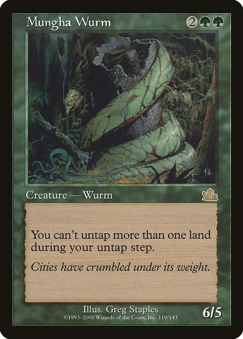 Mungha Wurm from Prophecy (Rare)