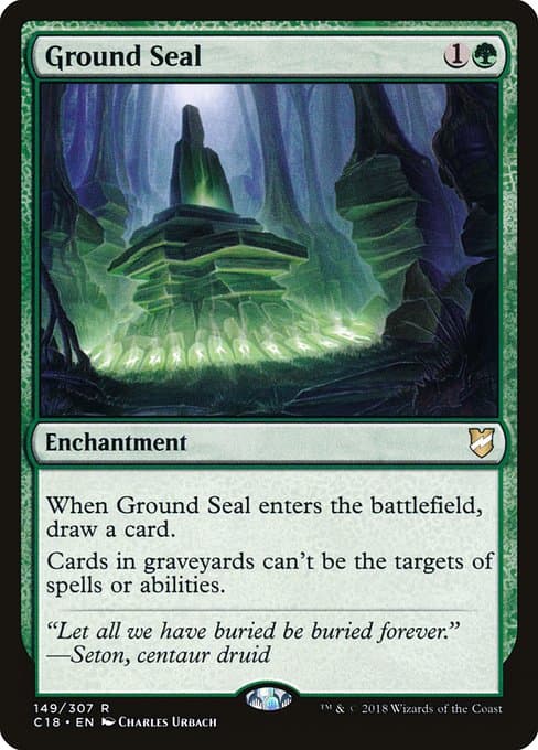 Ground Seal from Commander 2018 (Rare)