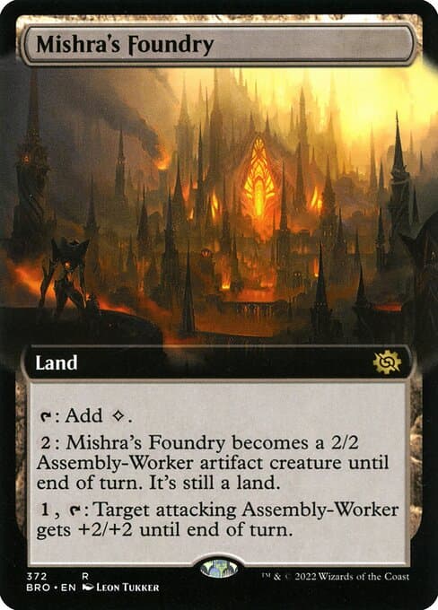 Mishra's Foundry from The Brothers' War (Rare)