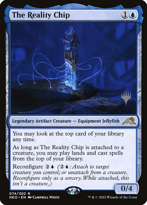 The Reality Chip from Kamigawa: Neon Dynasty Promos (Rare)