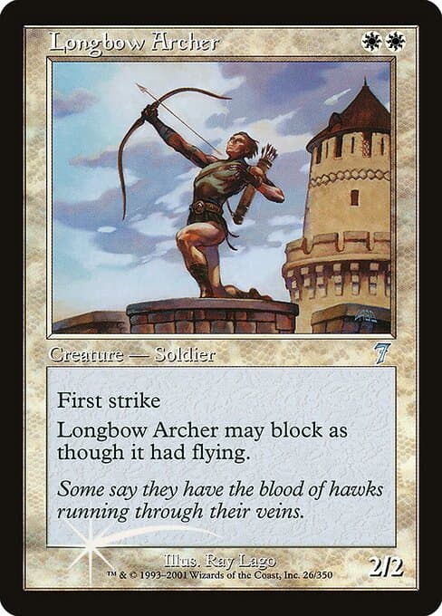 Longbow Archer from Seventh Edition (Uncommon)