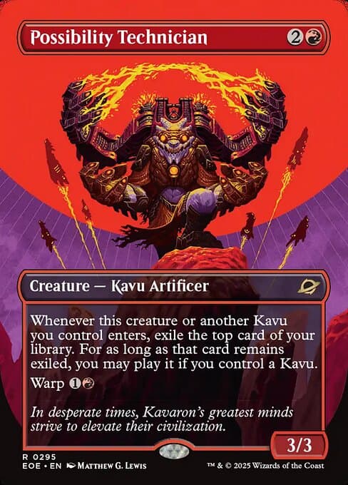 Possibility Technician from Edge of Eternities (Rare)