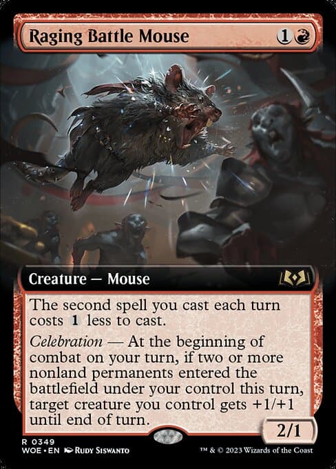 Raging Battle Mouse from Wilds of Eldraine (Rare)