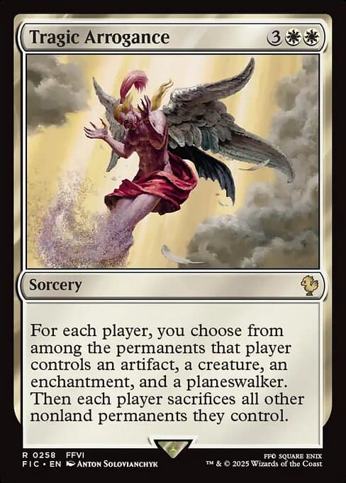 Tragic Arrogance from Final Fantasy Commander (Rare)