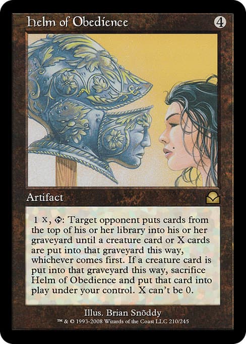 Helm of Obedience from Masters Edition II (Rare)