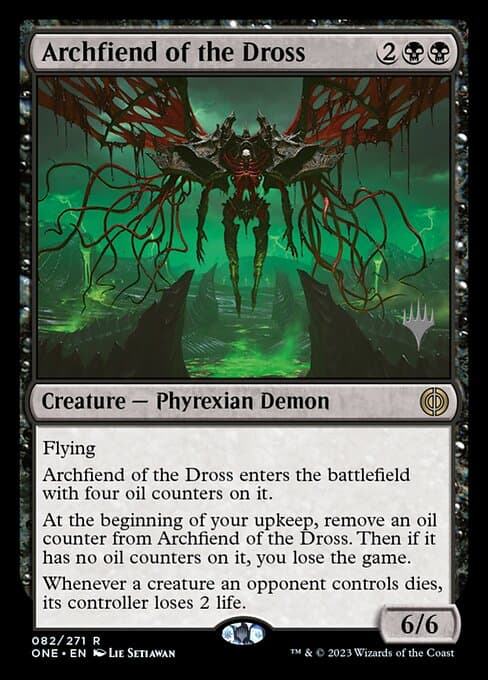 Archfiend of the Dross from Phyrexia: All Will Be One Promos (Rare)