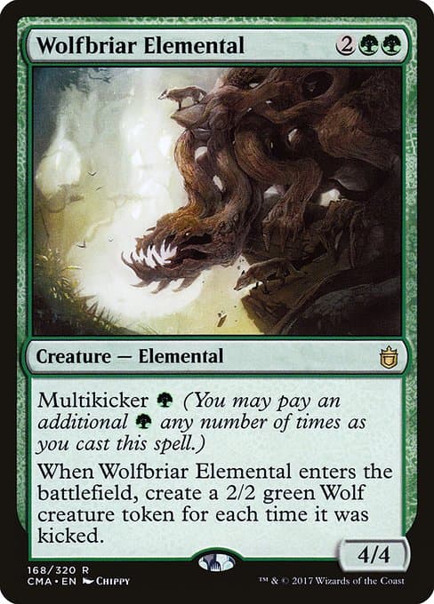 Wolfbriar Elemental from Commander Anthology (Rare)