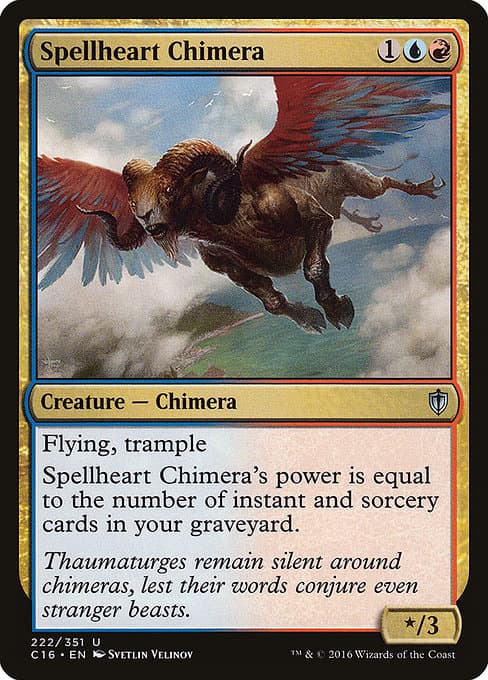 Spellheart Chimera from Commander 2016 (Uncommon)