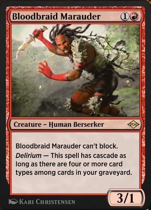 Bloodbraid Marauder #420 – Jumpstart: Historic Horizons Bloodbraid Marauder from Jumpstart: Historic Horizons (Rare)