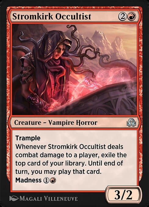 Stromkirk Occultist #179 – Shadows over Innistrad Remastered Stromkirk Occultist from Shadows over Innistrad Remastered (Uncommon)