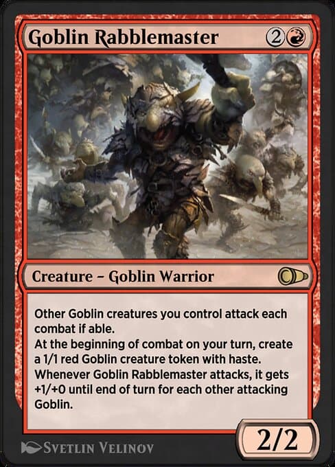 Goblin Rabblemaster #139 – Pioneer Masters Goblin Rabblemaster from Pioneer Masters (Rare)