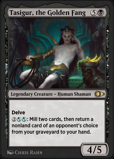 Tasigur, the Golden Fang #113 – Pioneer Masters Tasigur, the Golden Fang from Pioneer Masters (Rare)