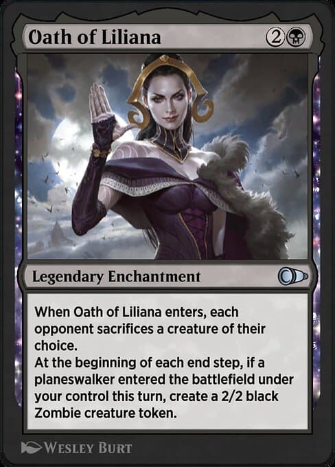 Oath of Liliana #336 – Pioneer Masters Oath of Liliana from Pioneer Masters (Uncommon)