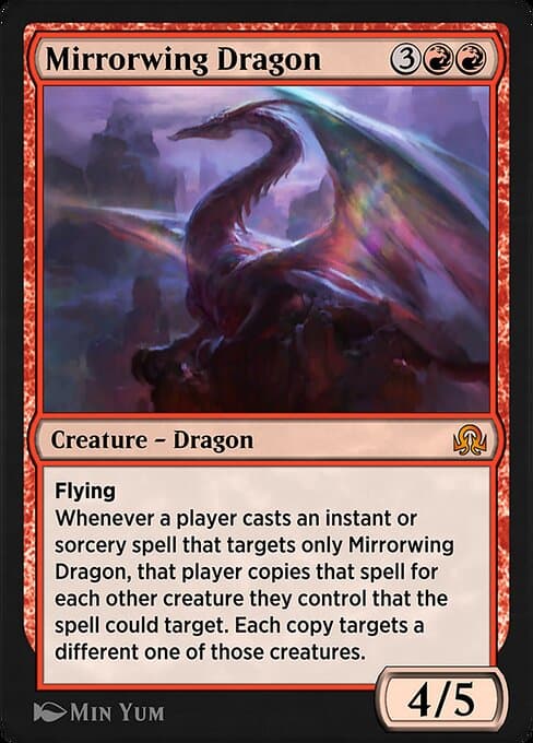 Mirrorwing Dragon #170 – Shadows over Innistrad Remastered Mirrorwing Dragon from Shadows over Innistrad Remastered (Mythic)