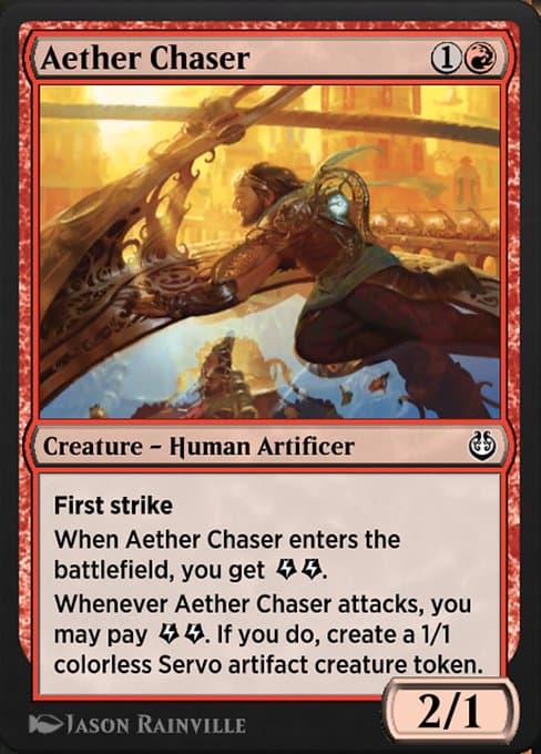 Aether Chaser #113 – Kaladesh Remastered Aether Chaser from Kaladesh Remastered (Common)