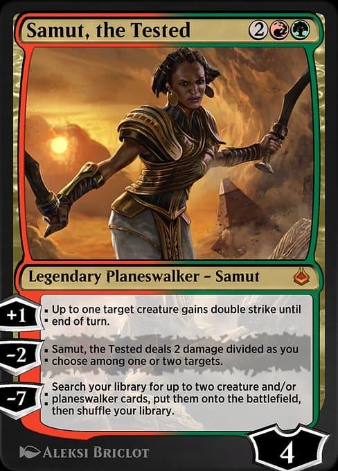 Samut, the Tested #257 – Amonkhet Remastered Samut, the Tested from Amonkhet Remastered (Mythic)