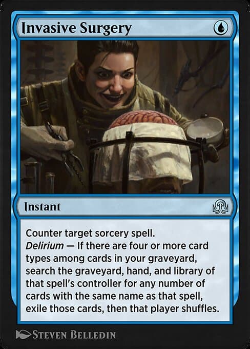 Invasive Surgery #76 – Shadows over Innistrad Remastered Invasive Surgery from Shadows over Innistrad Remastered (Uncommon)